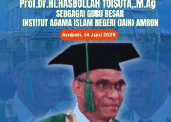 Merajut Harmoni di Bumi Maluku, Pengukuhan Prof. Hasbollah Toisuta Sebagai Guru Besar