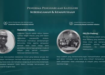 Hari Selasa, Ketum IKASSI Ambon terima Riyanto Award 2025