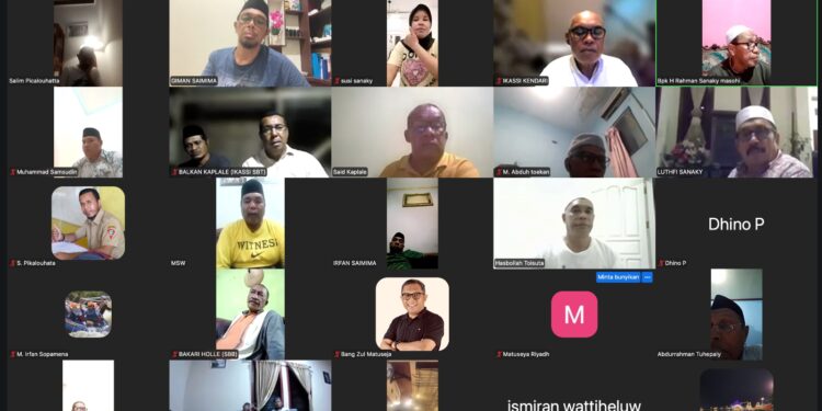 IKASSI se-Indonesia Temu Zoom Bicara Kesiapan Pelantikan Raja Siri Sori Islam